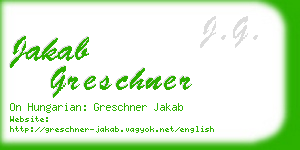 jakab greschner business card